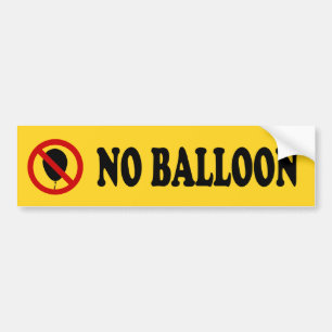 NO Balloon ⚠ thailändisches ⚠ Autoaufkleber