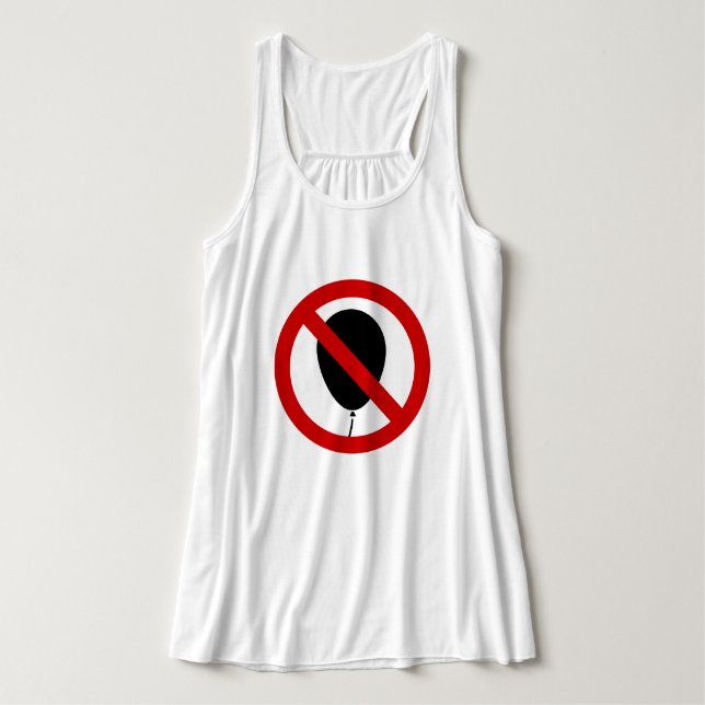 NO Balloon ⚠ thailändisches ⚠ Tank Top (Design Vorderseite)