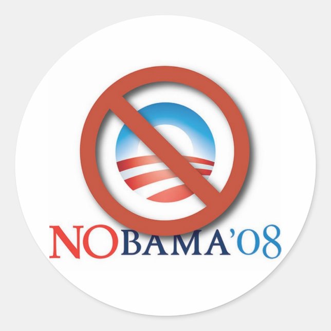 No Bama 08 Aufkleber (Vorderseite)