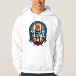 No Cap Sigma Dad Viking Style for Fathers Day Hoodie