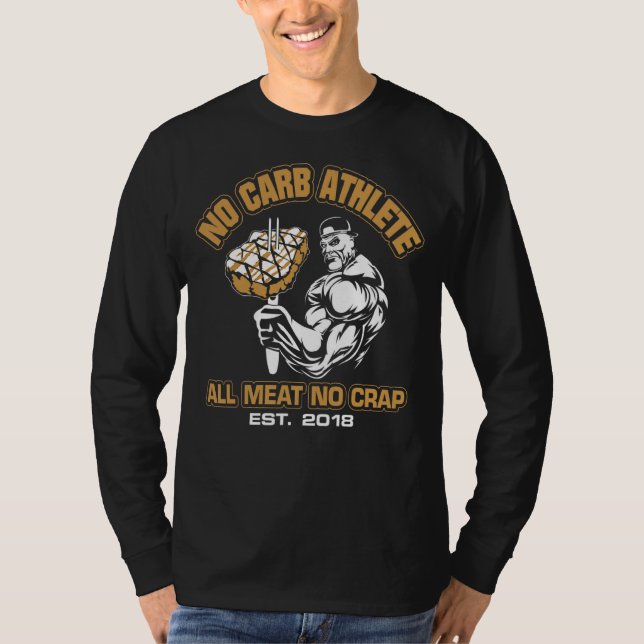 No Carb Athlete 1 T-Shirt (Vorderseite)