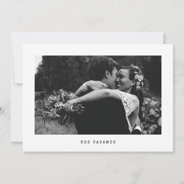 No Casamos - foto boda anuncio Spanisch (Vorderseite)