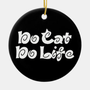 No Cat No Life Keramik Ornament