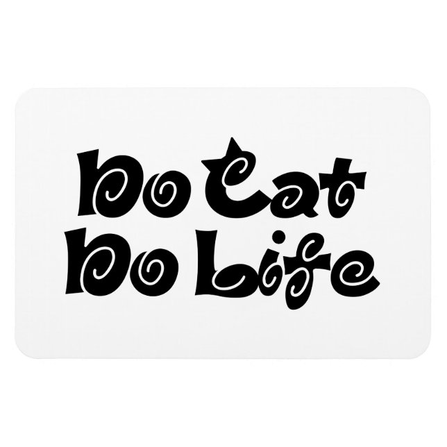 No Cat No Life Magnet (Horizontal)