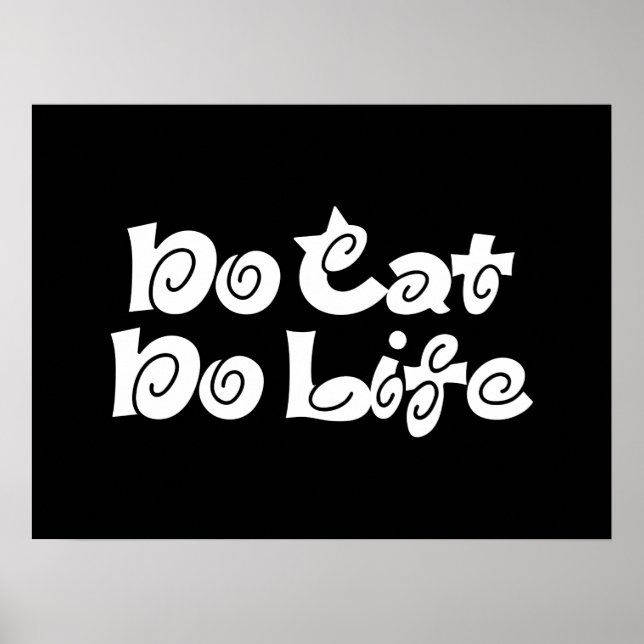 No Cat No Life Poster (Vorne)