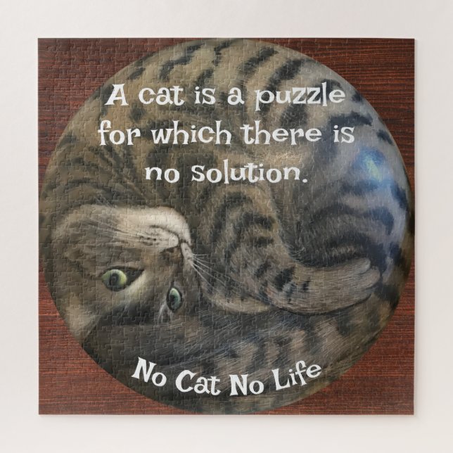 No Cat No Life Puzzle (Vertikal)