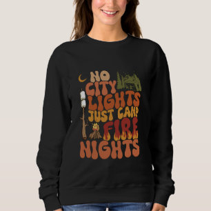 No City Lights Camp Happy Campers 2025 Geschenk fü Sweatshirt
