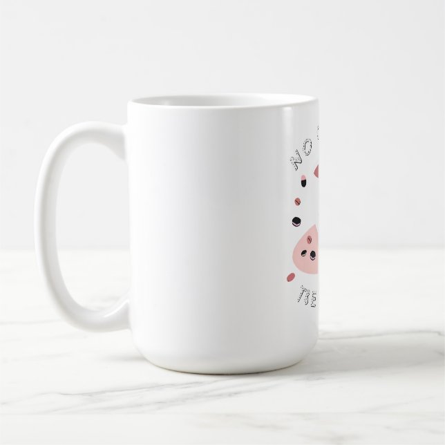 No Coffee No Talkie - Funny Coffee Quote Design Kaffeetasse (Links)