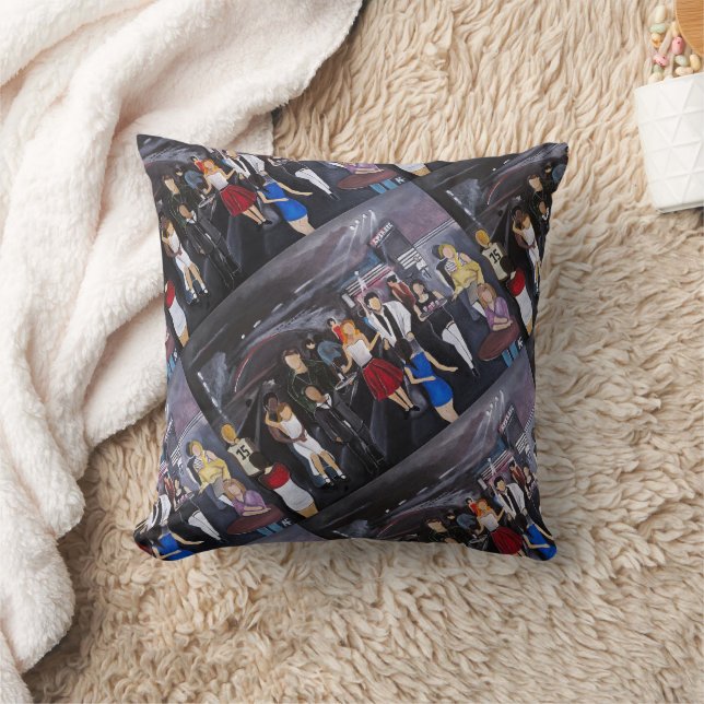 No Control Painting by Alfred Fox Kissen (Decke)