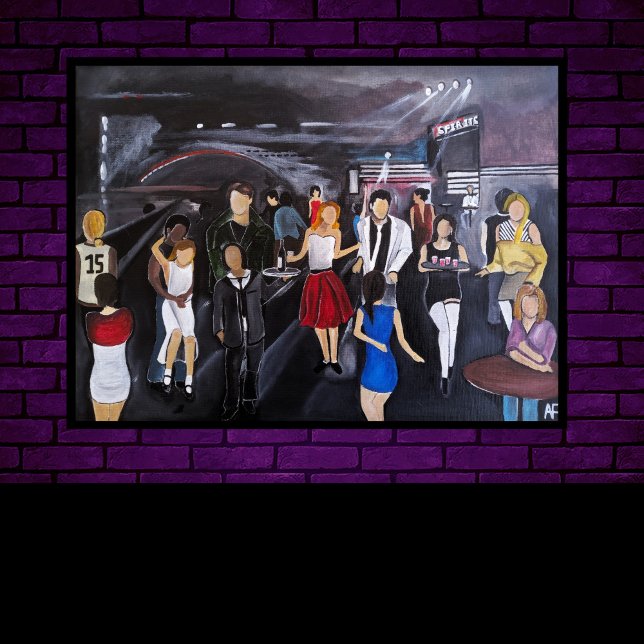 No Control Painting by Alfred Fox Leinwanddruck (Von Creator hochgeladen)