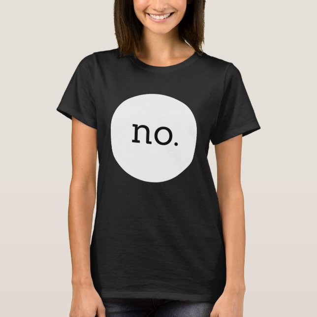 no cranky T-Shirt (Vorderseite)