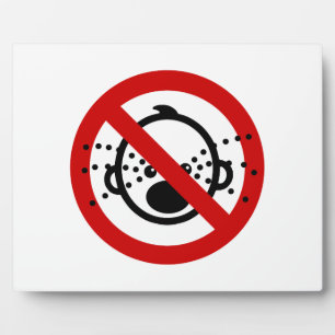 NO Cry Babys ⚠ thailändischer Flughafen ⚠ Fotoplatte