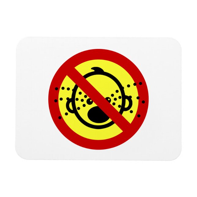 NO Cry Babys ⚠ thailändischer Flughafen ⚠ Magnet (Horizontal)