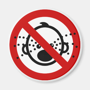 NO Cry Babys ⚠ thailändischer Flughafen ⚠ Magnet