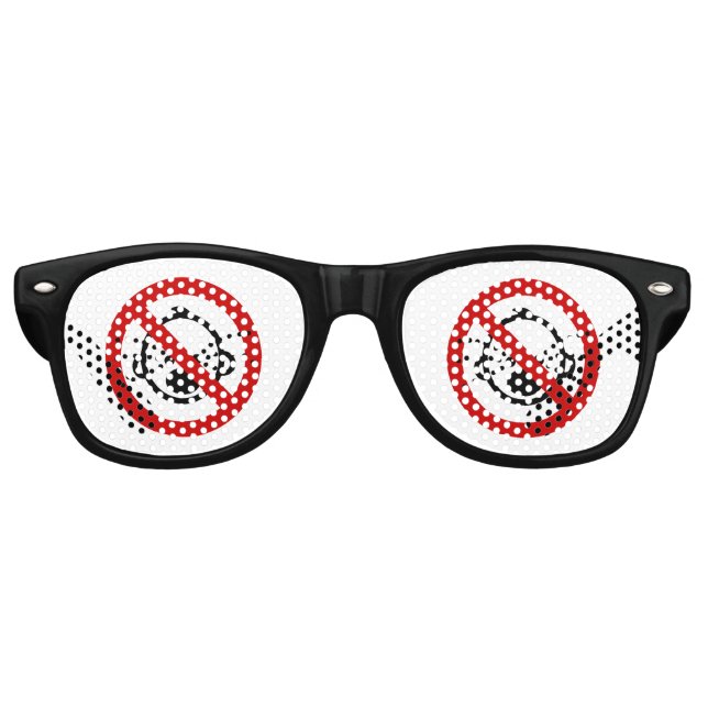 NO Cry Babys ⚠ thailändischer Flughafen ⚠ Sonnenbrille (Vorderseite)