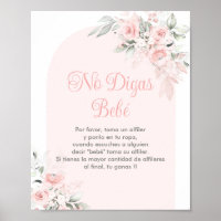 No Digas bebe Spanish Baby Shower Girl