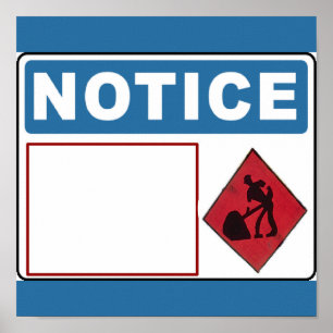 No Digging on Premises, add text, Sign Poster