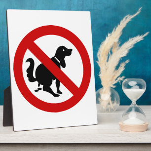 NO Dog Fouling ⚠ thailändisches ⚠ Fotoplatte