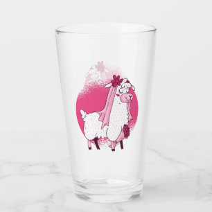No Drama Lama BRIDE Funny Wedding Brautparty Glas