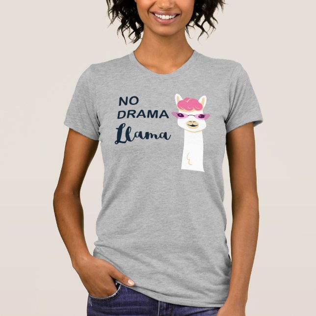 No Drama Lama T-Shirt (Vorderseite)