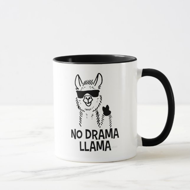No Drama Lama Tasse (Rechts)