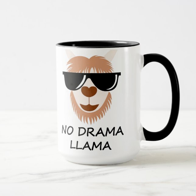 No Drama Lama Tasse (Rechts)