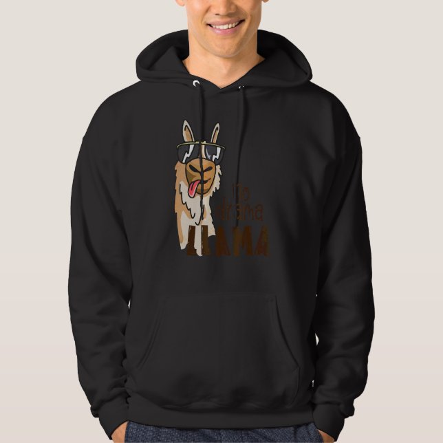 No Drama Llama Hoodie (Vorderseite)