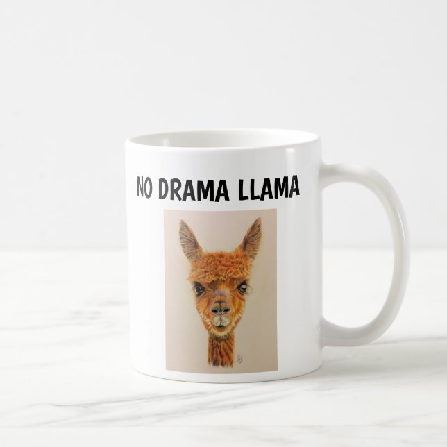 NO DRAMA LLAMA Kaffeemugs Kaffeetasse (Rechts)
