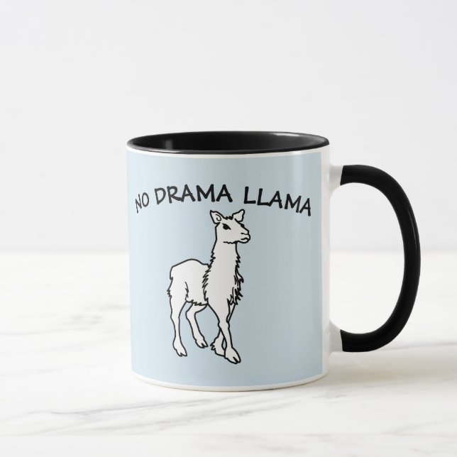 NO DRAMA LLAMA Kaffeemugs Tasse (Rechts)