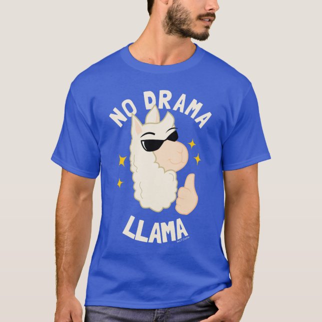 No Drama Llama T-Shirt (Vorderseite)