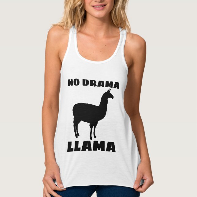 NO DRAMA LLAMA T - SHIRT (Vorderseite)