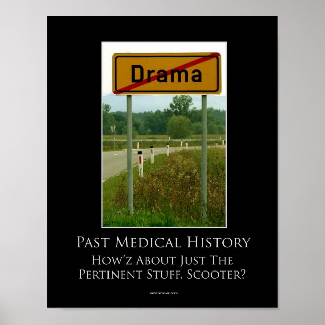 No Drama Motivierend Poster (Vorne)