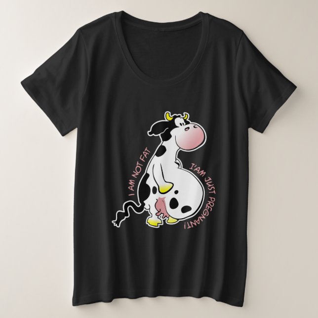 No estoy gorda, solo estoy embarazada große größe T-Shirt (Design vorne)