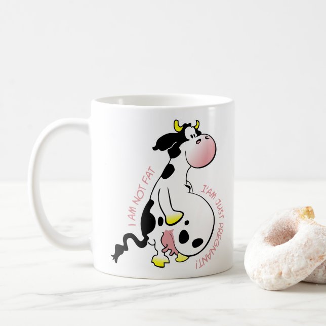 No estoy gorda, solo estoy embarazada kaffeetasse (Mit Donut)