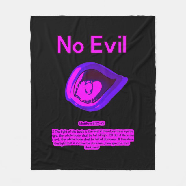 No Evil - City Jamz - Fleece Blanket (Vorderseite)