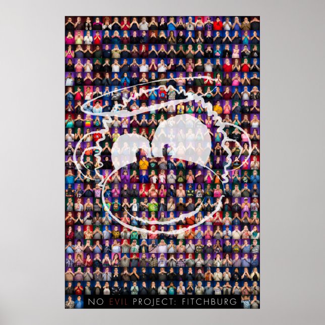 No Evil Project: Fitchburg Poster (Vorne)