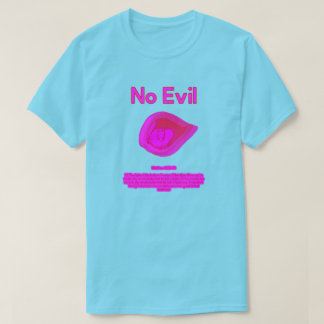 No Evil - Tahitian Sunset Logo-  T-Shirt