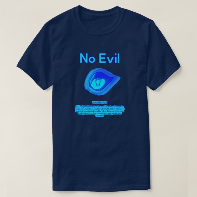 No Evil - Tropical Wave Logo - T-Shirt (Design vorne)
