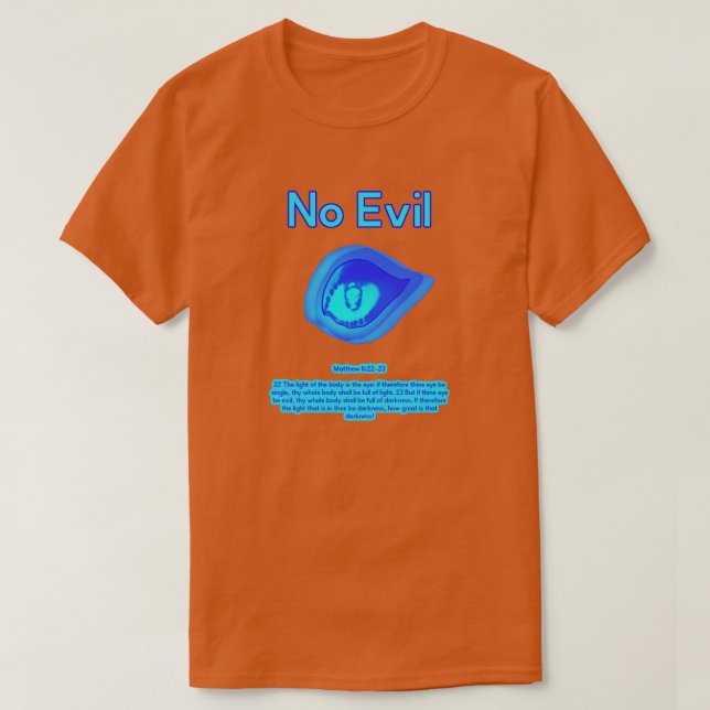 No Evil - Tropical Wave Logo - T-Shirt (Design vorne)