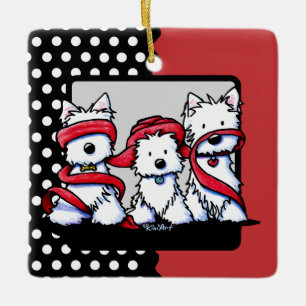 No Evil Westies Friendship Ornament