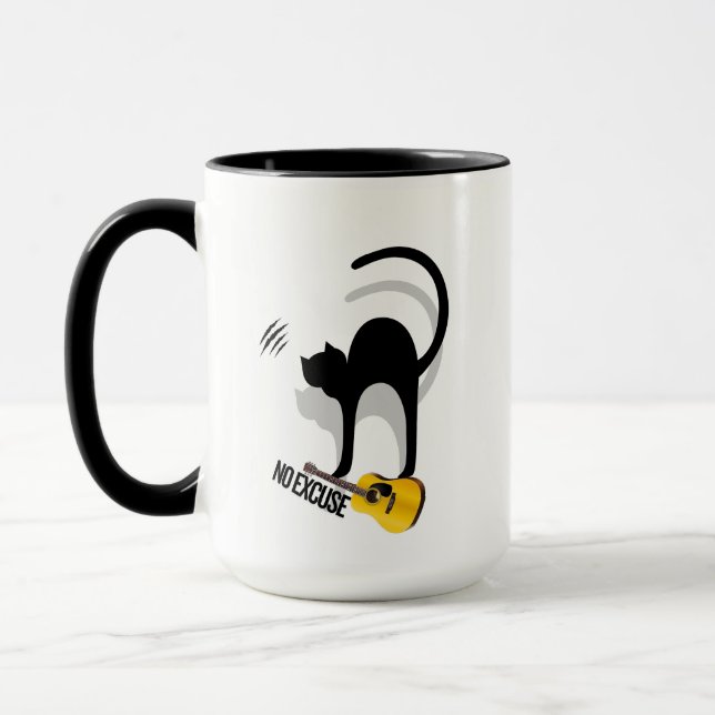 No Excuse Cat Per Tea Mug Tasse (Links)