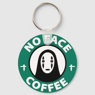No Face Coffee Logo Schlüsselanhänger