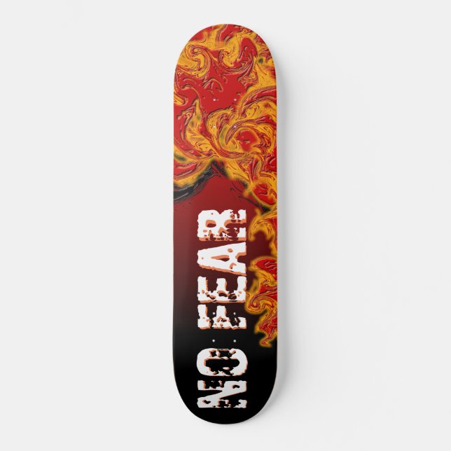 No Fear Skateboard (Vorderseite)