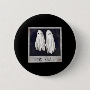 No Feet Ghost Halloween Hexe Lydia Bleach Spooky Button