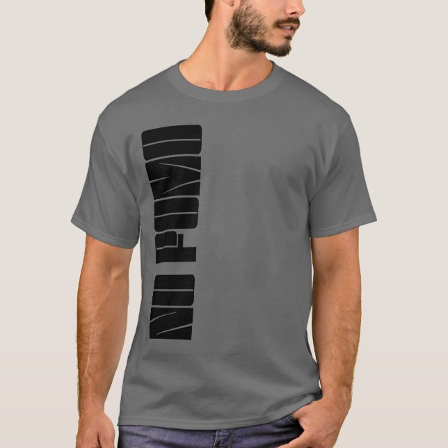 NO FOMO Bitcoin Crypto T - Shirt (Vorderseite)