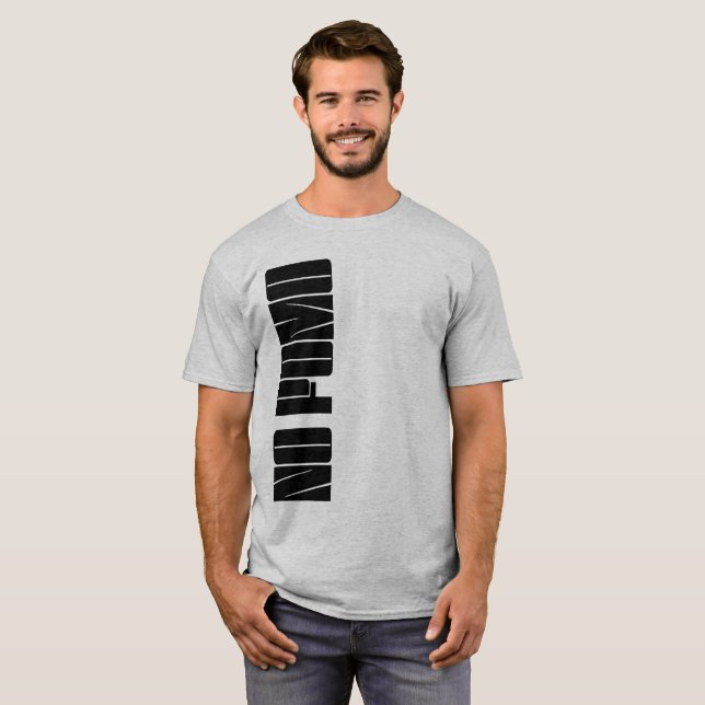 NO FOMO Bitcoin Crypto T - Shirt (Vorne ganz)