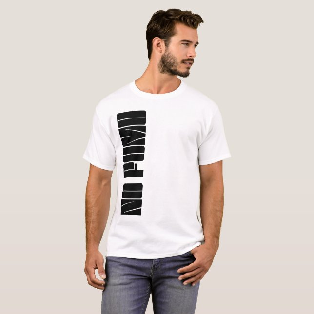 NO FOMO Bitcoin Crypto T - Shirt (Vorne ganz)
