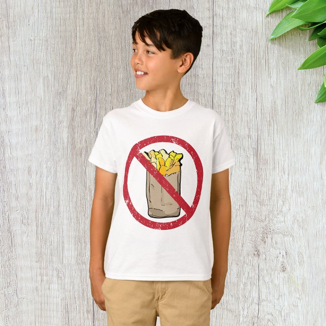 No Fries Sign T-Shirt (Von Creator hochgeladen)