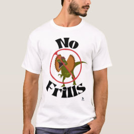 No Frills Dinosaur Cartoon Fun Jurassic Parody T-Shirt