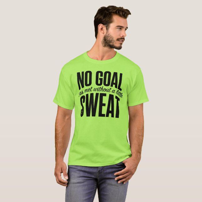 No Goal Met Minimalist Accountability & Success Mi T-Shirt (Vorne ganz)